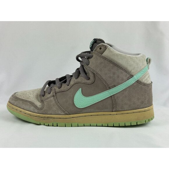 Size 10 - Nike SB Dunk High Pro Soft Grey/Mint Men’s US Size 10 *RARE* - Picture 6 of 10